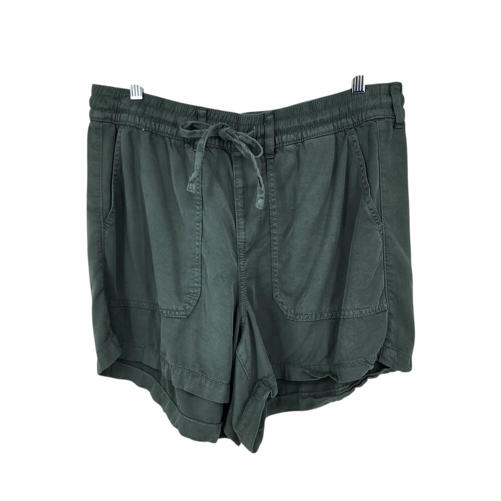 Torrid Green High Rise Elastic Waist Drawstring Relaxed Pocket Shorts Size 0/L